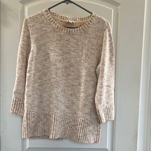 J. Jill Speckled Cream Sweater